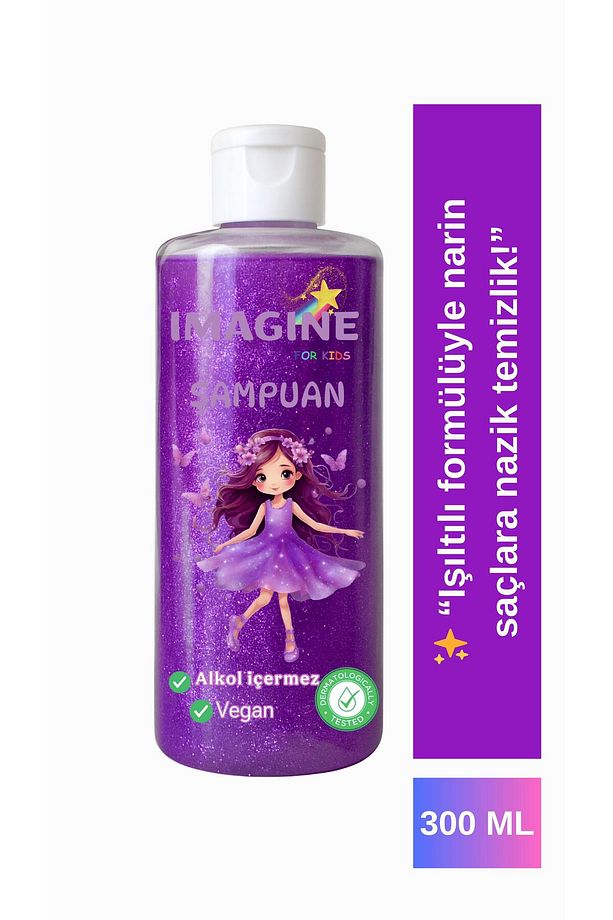 🌸 Imagıne Çocuk Şampuanı ✅ %100 Doğal Ve Güvenli Içerik ✅ Göz Yakmayan Formül - 1
