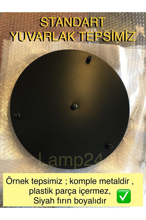 DALİ 3’Lİ BAL GLOP CAMLI SARKIT AVİZE - 3