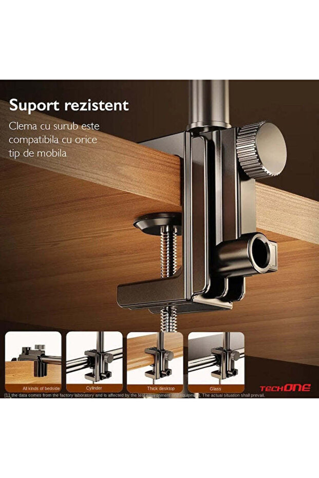 Βάση τηλεφώνου γραφείου FlexDesk, μαύρη - 2