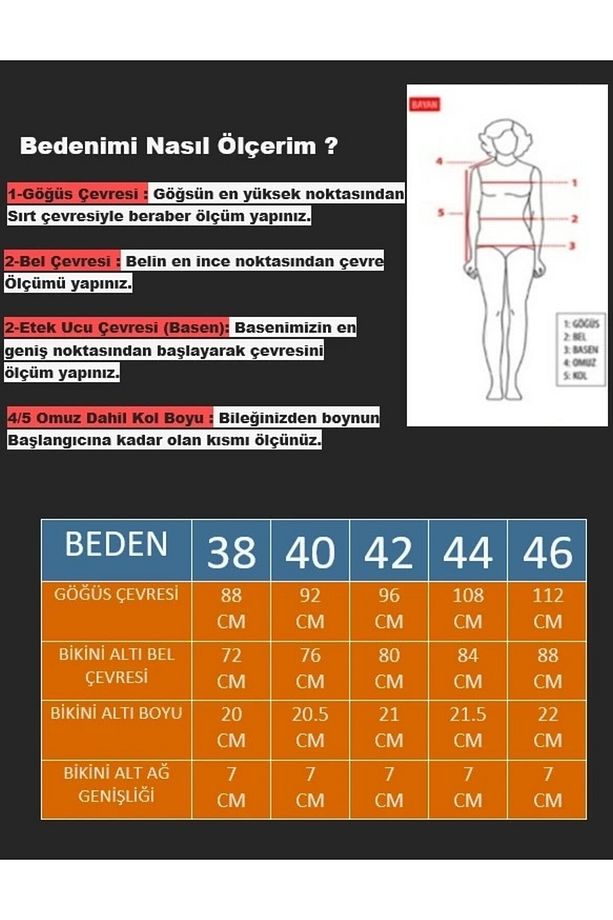 Kadın Siyah Taş İşlemeli Astarlı Bikini Takım HZL25S-LC207 - 8