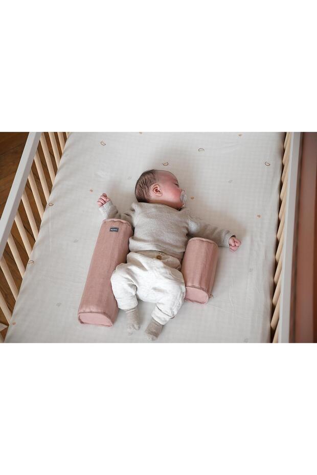 وسادة للنوم على الجانب، وردي قديم - 2