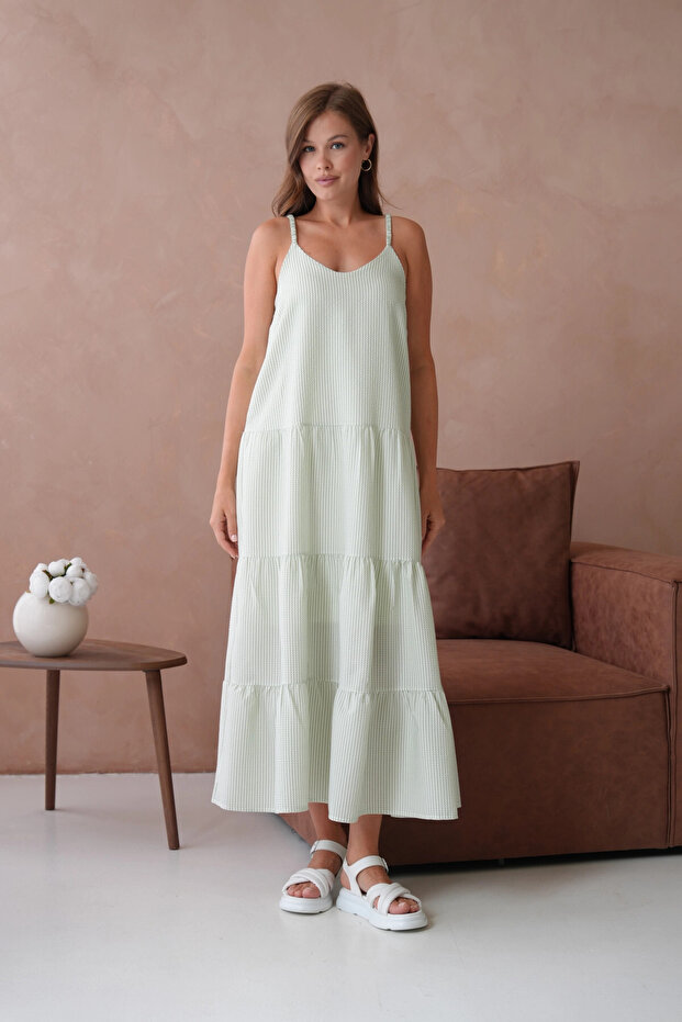 Ριγέ Φόρεμα - 5