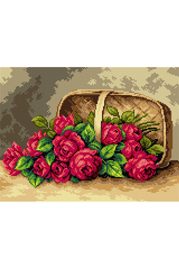 مطبوعة ورود في سلة 2633 30*40 سم