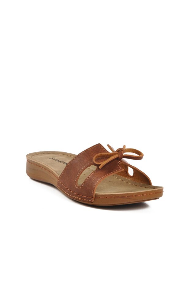 11-367 Z Tan Women's Anatomical Slippers