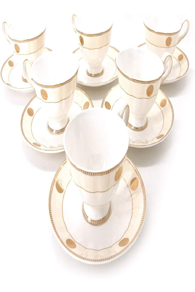 T-Cup and Saucer Set – 12 Pcs