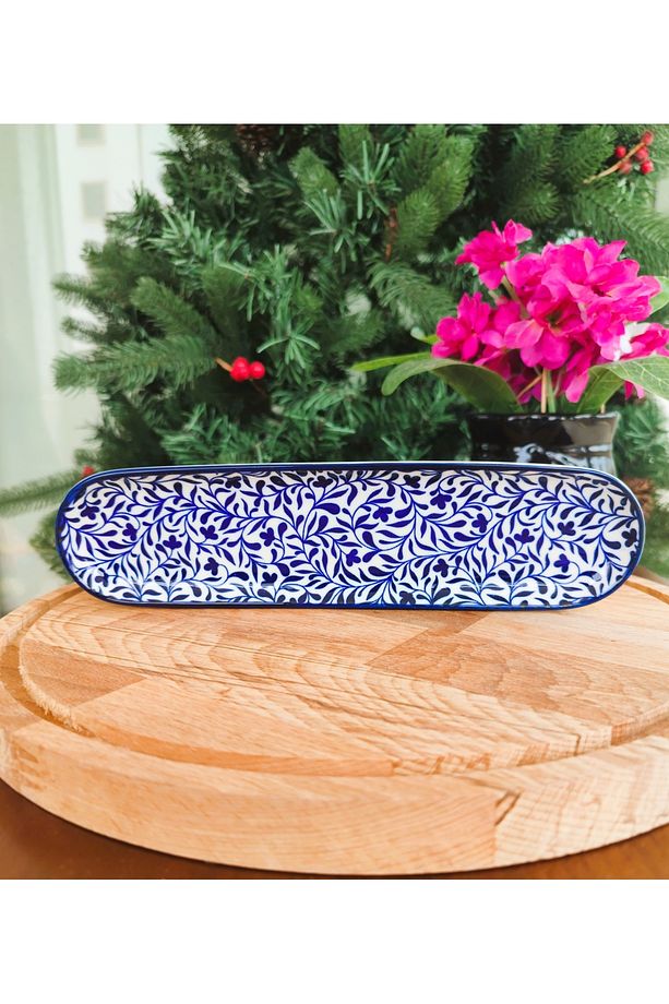 Reve Bleu La Graine New Bone China 23 cm tabak (1 ADET) - 7