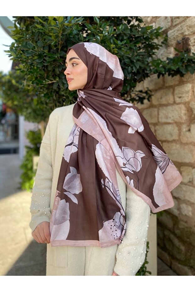 Mercan Desen Şal - 2