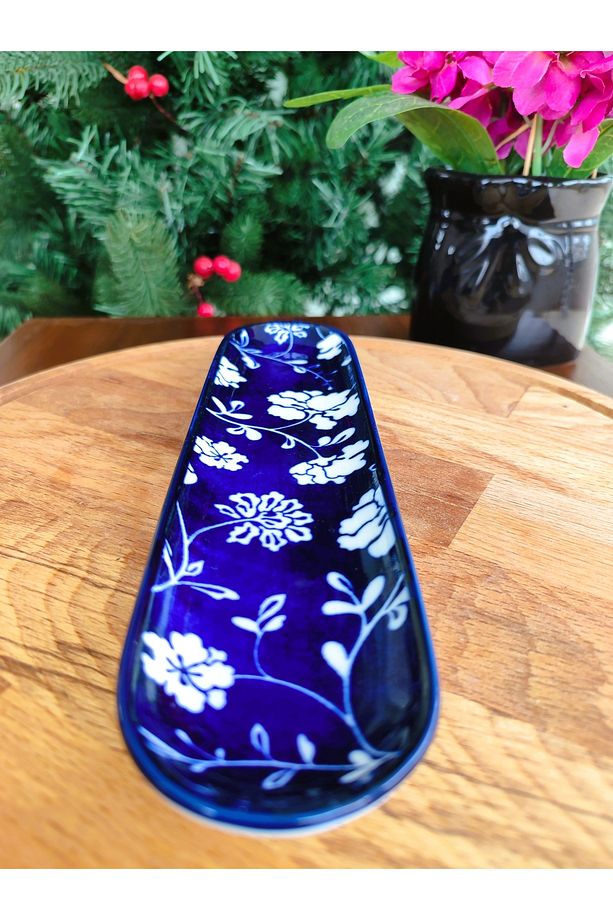 Reve Bleu Petite Fleur New Bone China 23 cm tabak ( 1 ADET ) - 2