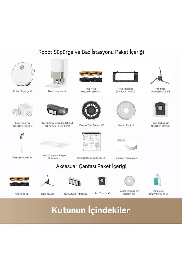 Wett & Dry X50 Ultra Complete Vacuumix Cleanerr Robot Süpürge, 20.000 Pa , 4.5 Litre Su Haznesi - 8
