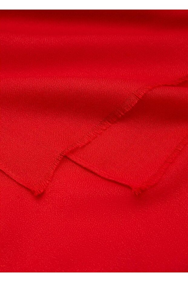 Püsküllü uçlu düz fular - 1