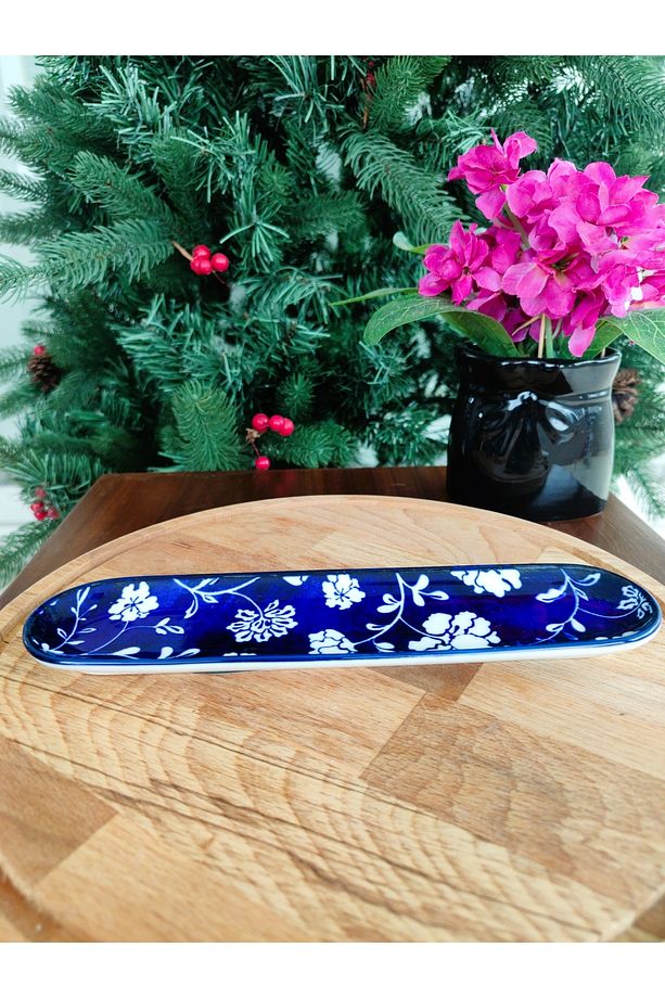 Reve Bleu Petite Fleur New Bone China 23 cm tabak ( 1 ADET ) - 4