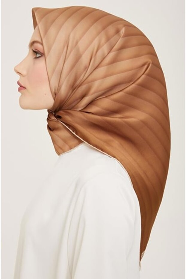 86 Twill İpek Eşarp 9150D - 4