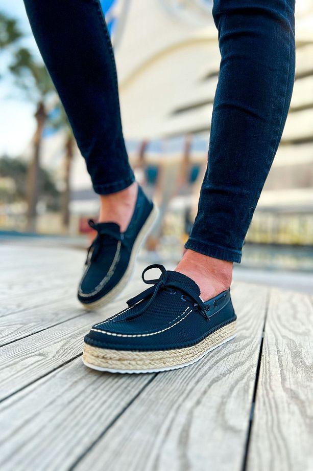 CH311 Espadril Erkek Ayakkabı SIYAH - 3