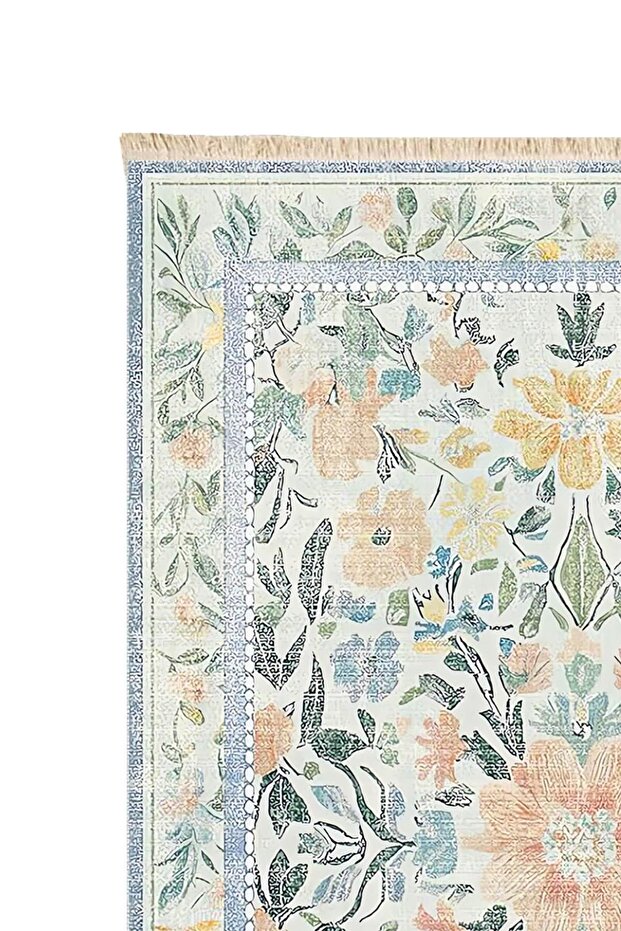 Çiçek Baskılı Dokuma Taban Halı 203 YNG - 4