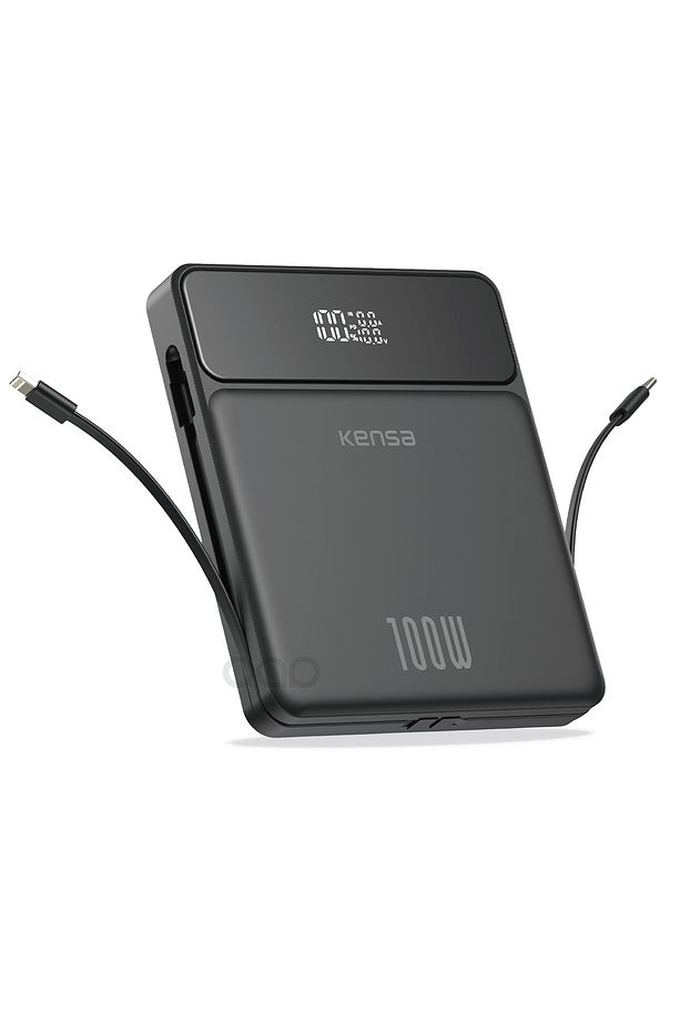100 WATT Süper Hızlı Şarj Power Bank Macbook & Notebook Şarj Eder 30000 Mah Laptop Şarjı - 7
