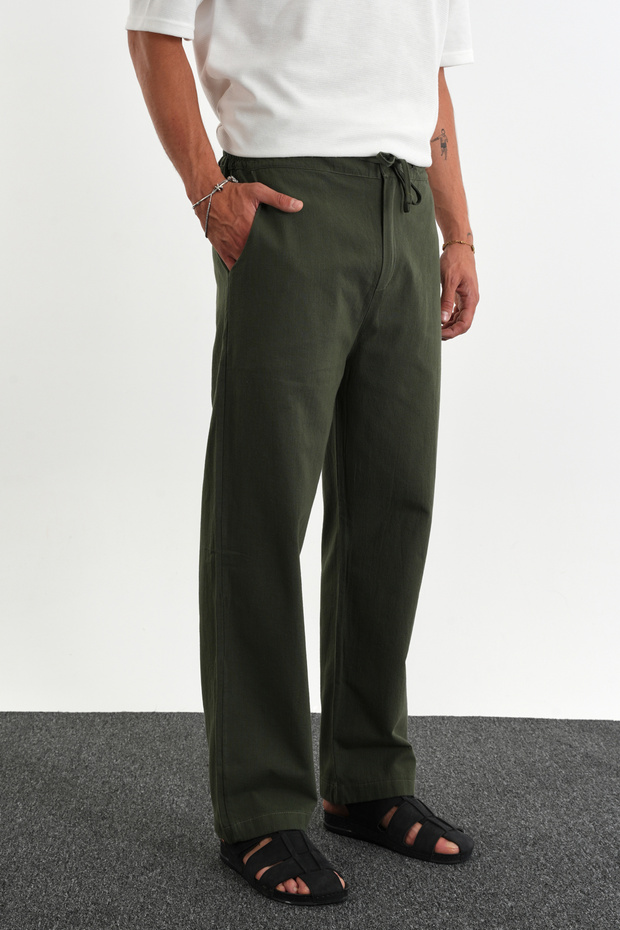 Sartor Belted Elastic Comfortable Fit Trousers New Season