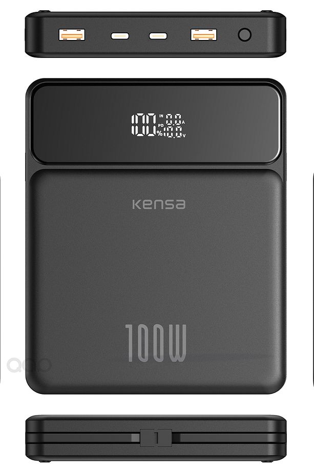 100 WATT Süper Hızlı Şarj Power Bank Macbook & Notebook Şarj Eder 30000 Mah Laptop Şarjı - 3