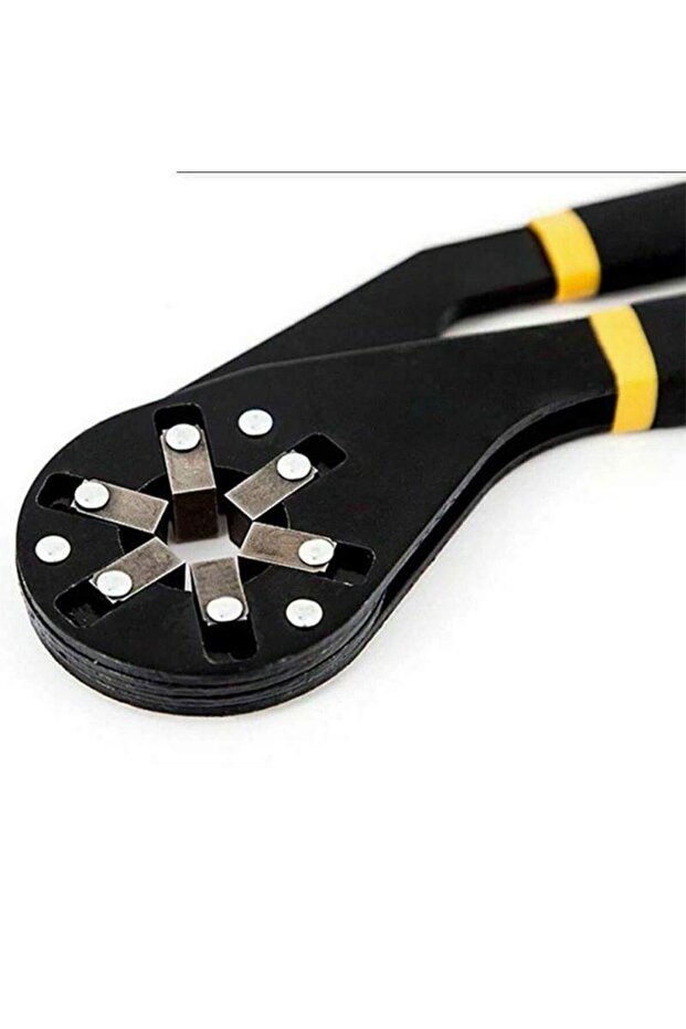 6" Bionic Universal Wrench, Hexagonal Magic Wrench, Black - 3