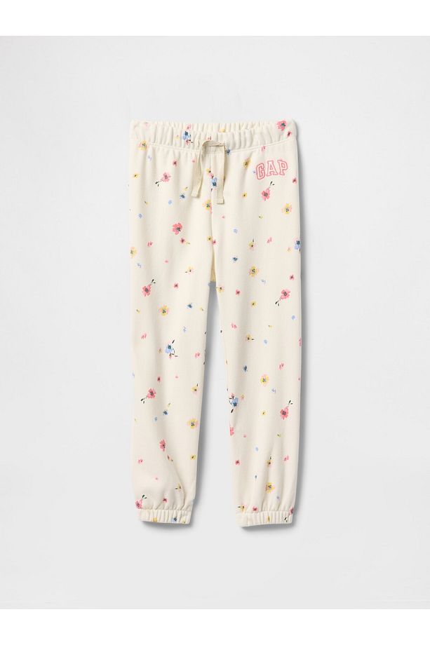 Kız Bebek Bej Gap Logo Pull-On Jogger Eşofman Altı - 1