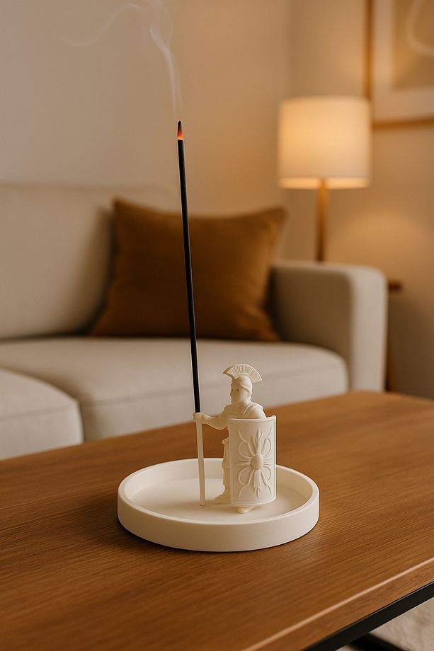 Dekoratif Biblo Roma Tütsülük Beyaz Siyah Modern 9 X 13 Cm - 5