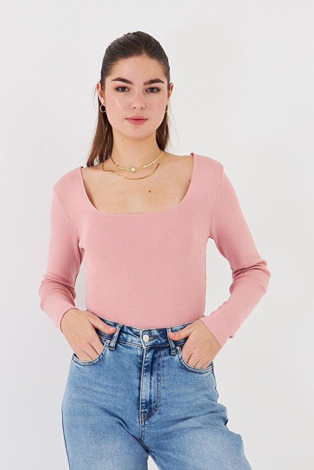 Geniş Yaka Triko - 6