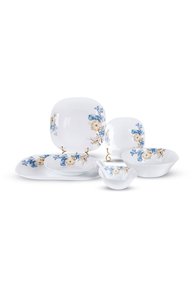 Opalware Dining 36-Piece Set RF12879 Dishwasher Safe/Freezer and Microwave Safe