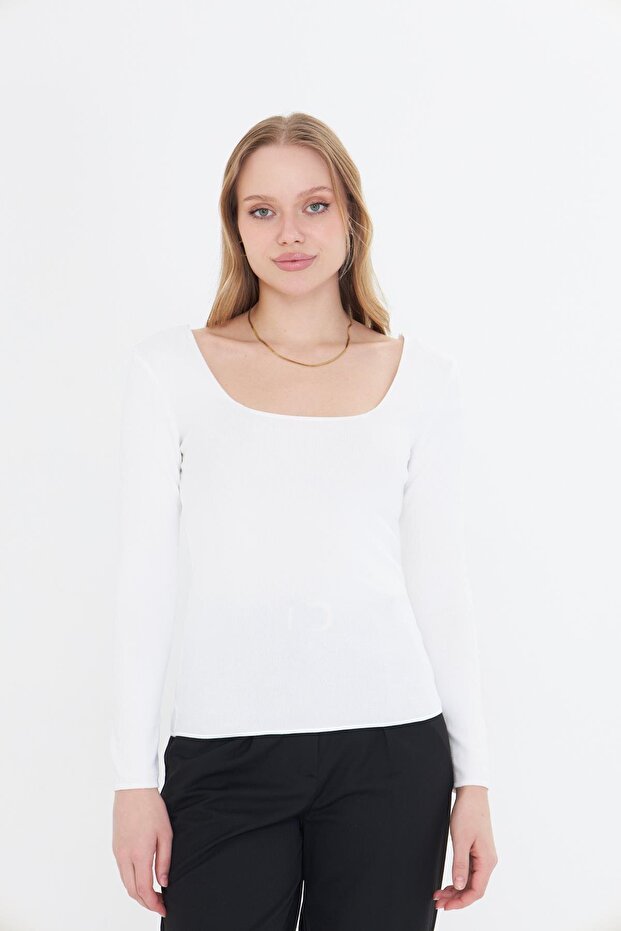 Geniş Yaka Triko - 3