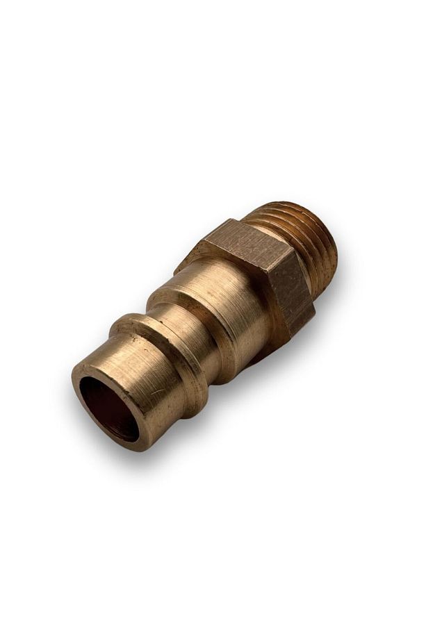 Kompresör Hava Jakı Sarı Erkek Hortum Ucu 3/8" BSP - 1