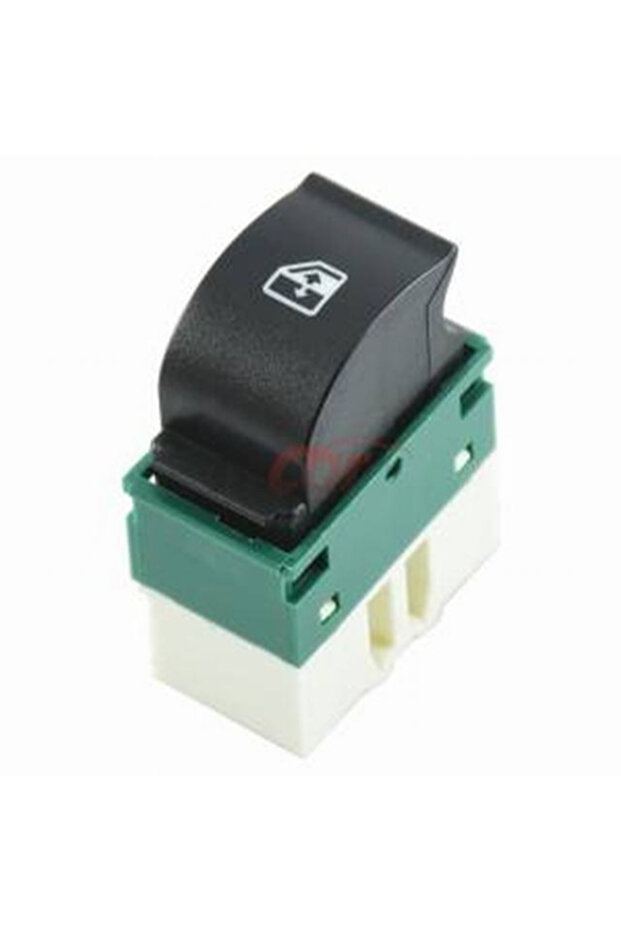 Window Opening Button Front Left Single Green-White Doblo - 1