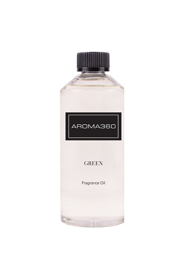 Green Fragrance Diffuser Oil - Valencia Orange, Cyclameh, Musk & Vanilla - 500 mL, 16.9 fl oz