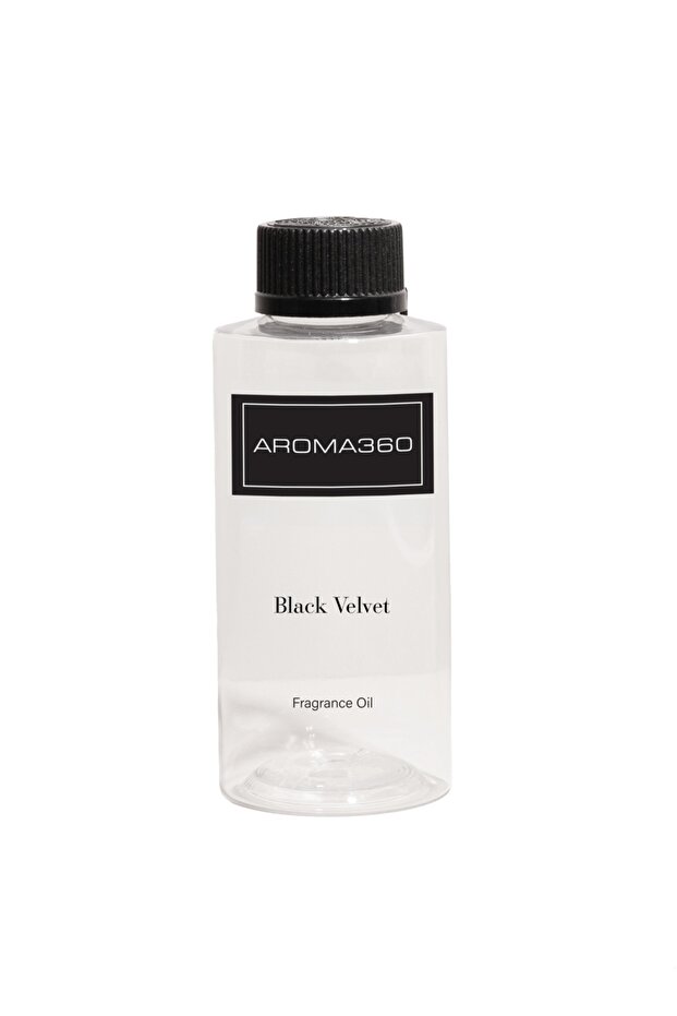 Black Velvet Fragrance Diffuser Oil - Black Tea, Rose, & Amber - 200 mL, 6.7 fl oz