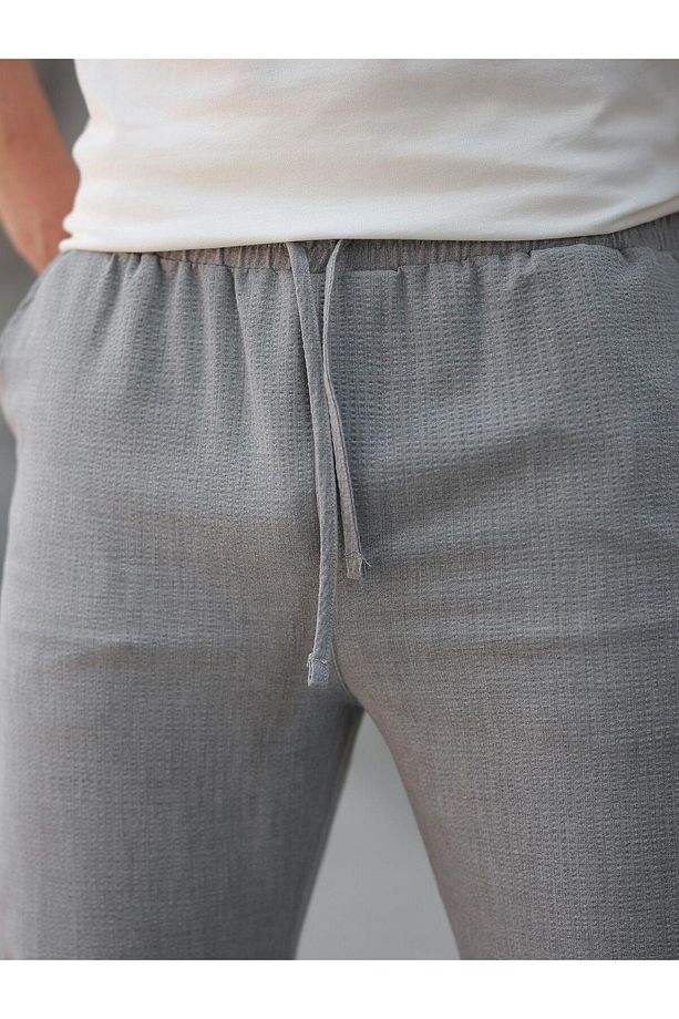 Gri Regular Fit Erkek Pantolon E6572 - 3