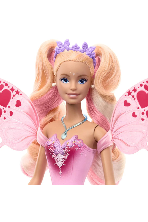 Barbie μαγική νεράιδα με ξανθά μαλλιά που αλλάζει χρώμα, παιδιά ηλικίας