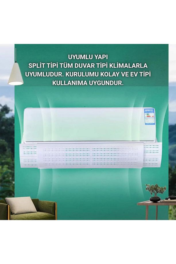 Tüm Duvar Tipi Klimalara Uyumlu Hava Yönlendirme Aparatı, Yön Ayarlı Delikli Klima Siperik - 2