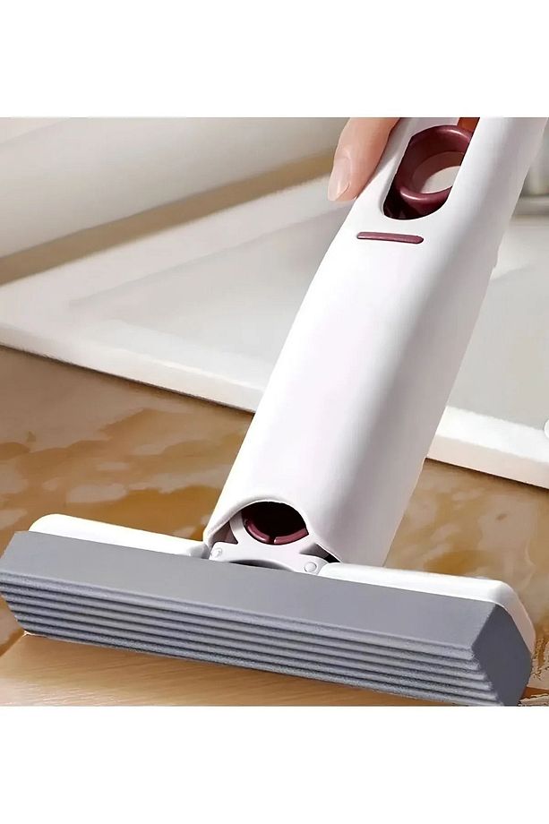 Taşınabilir Mini Mop Kendinden Sıkmalı Mini Temizlik Paspası Mutfak-araba-banyo-camlarda Kullanım - 6