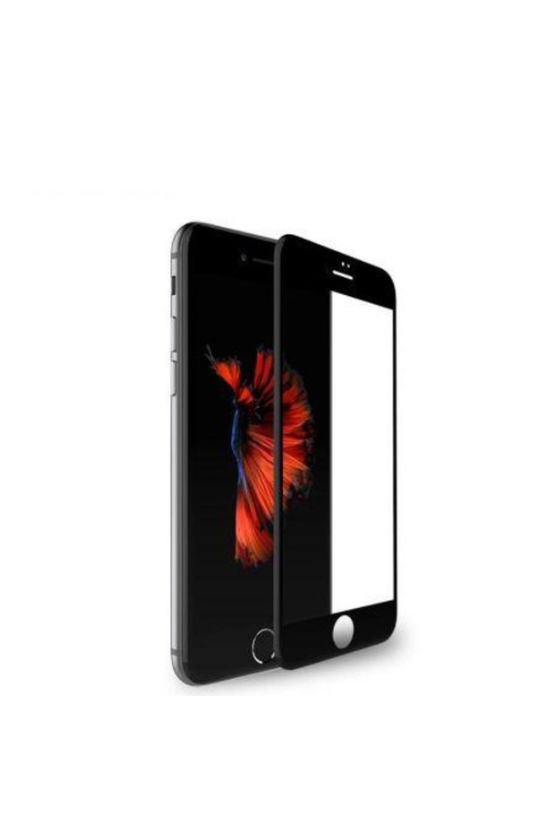 5D стъклено фолио, iPhone 7, черно