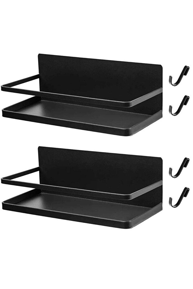 2 Magnetic Rack for Multi Purpose Black
