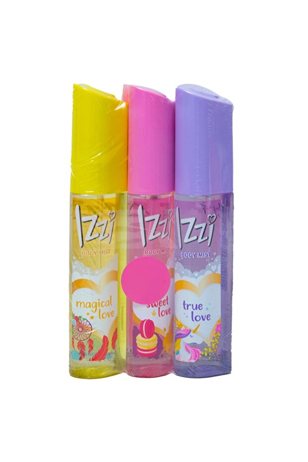 Izzi Body Mist Assorted 3-Pack, 3 x 100 ml | Refreshing Fragrance Spray Set