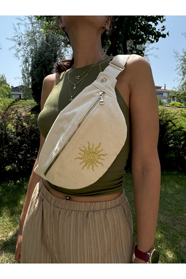 NAKIŞLI BEL ÇANTASI - 1