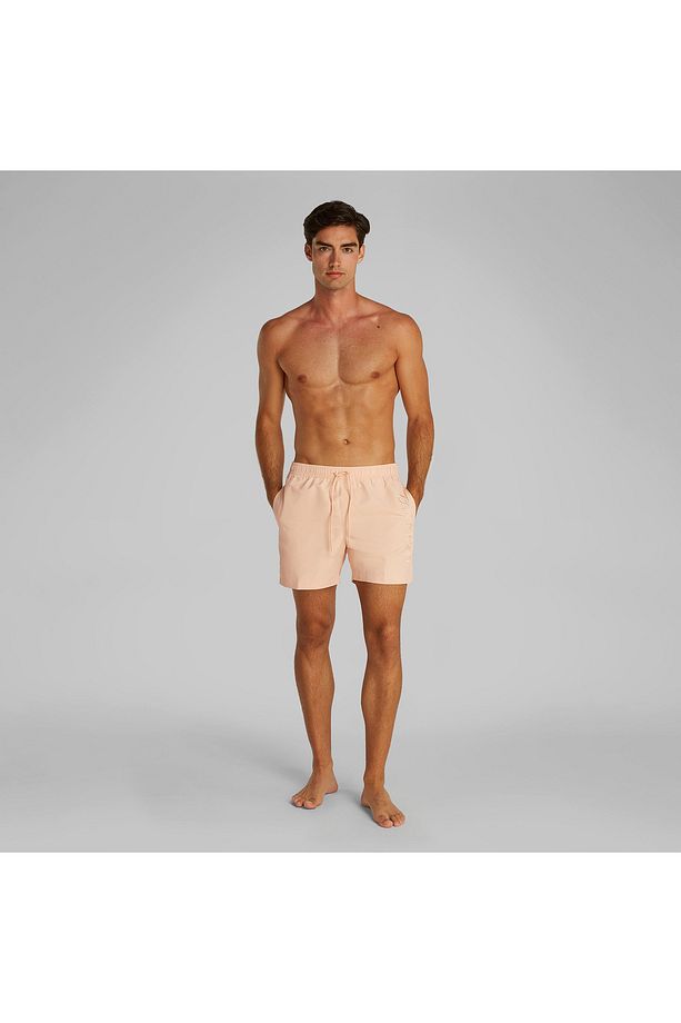 Medium Drawstring Erkek Pembe Mayo - 1