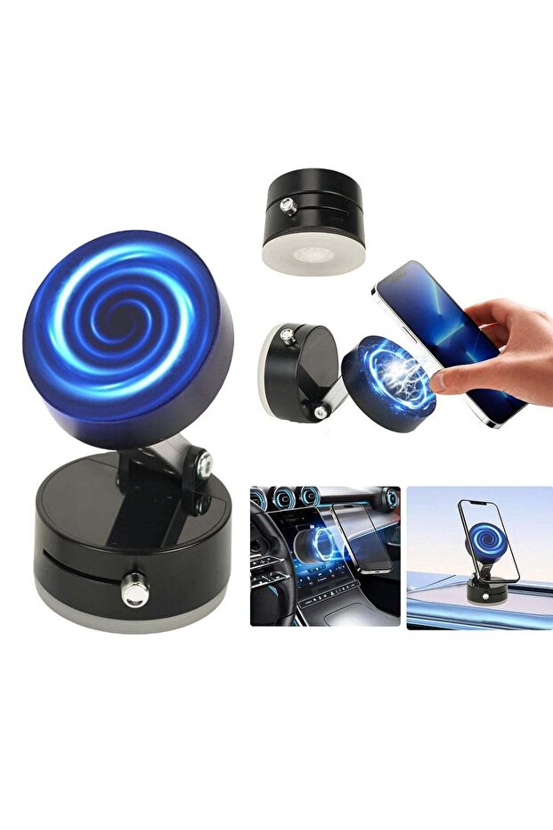Vacuum Suction Cup Mount for Car, Mirror, Kitchen & Desk | 360° Foldable Design Compatible w