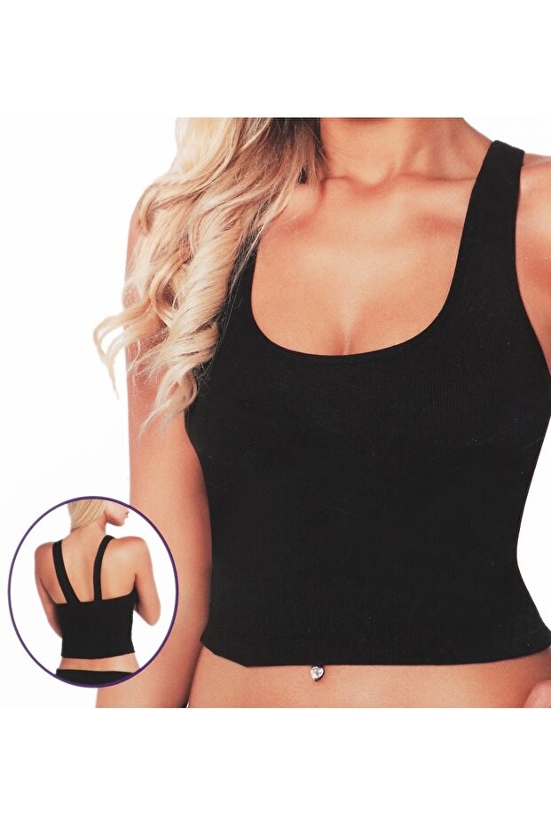 Women's Strap Crop Bustier 8101