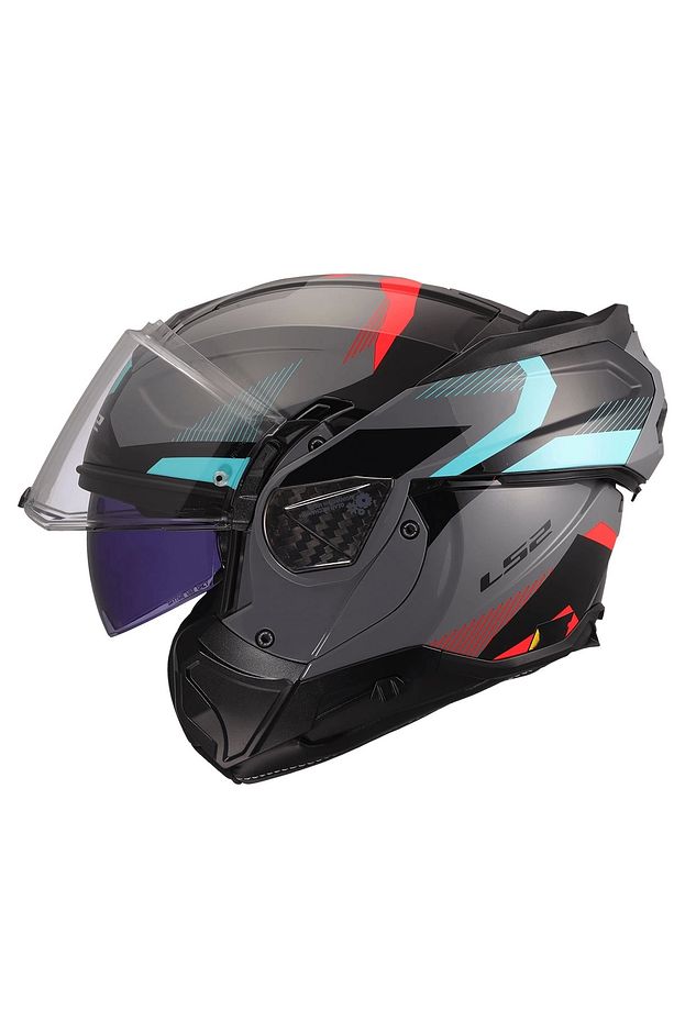 Advant 2 Trıple Gri-kırmızı-siyah- Kask - 6