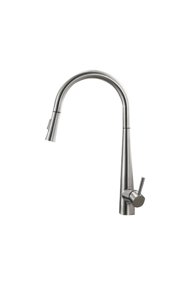 Esperto Inox Spiral Swan Sink Faucet