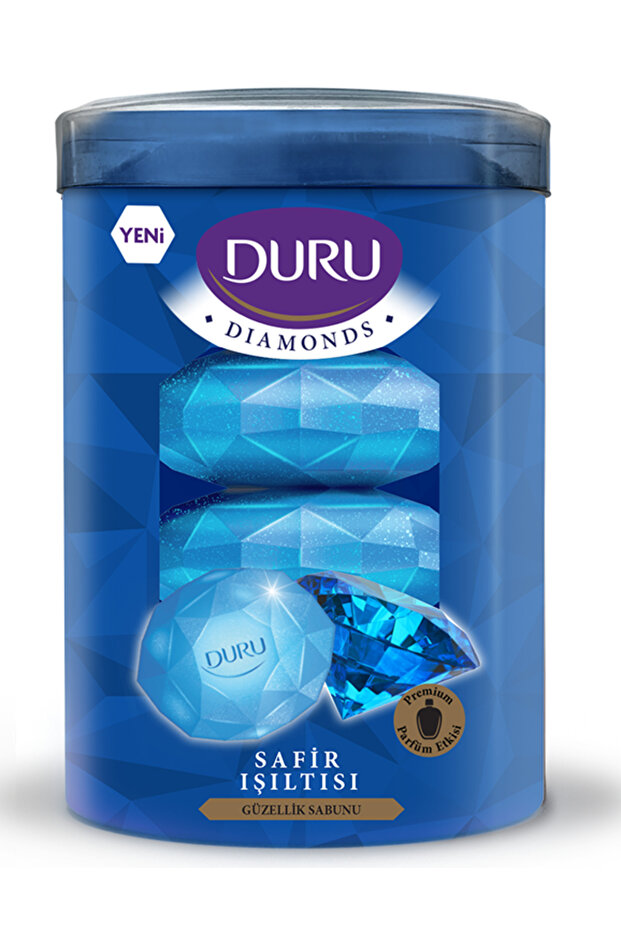 Diamonds Series Blue Solid Soap 4X90 Gr - 1