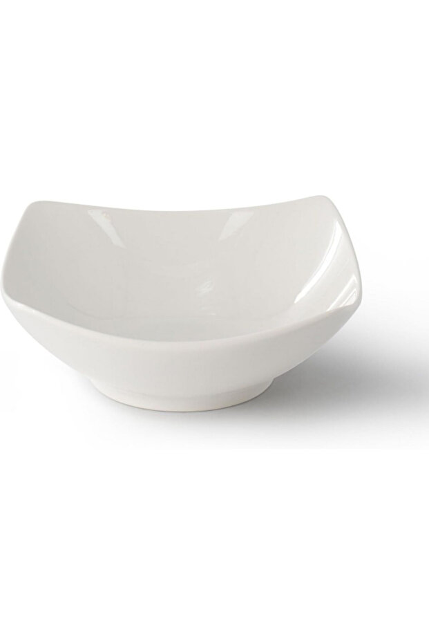 طقم أدوات مائدة سيراميك فاخر مربع الشكل للاستخدام اليومي، مكون من 12 قطعة - 4