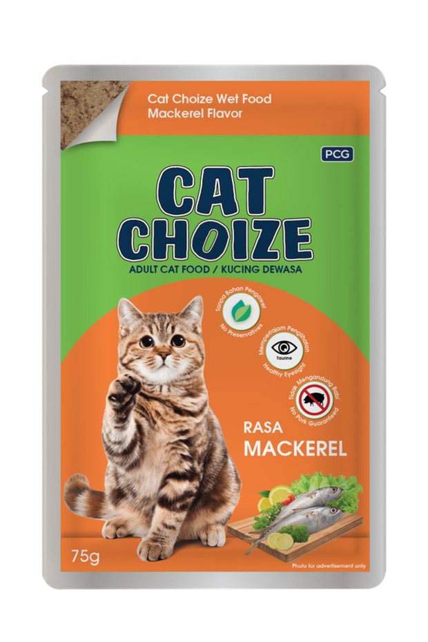 Adult Cat Wet Food Mackerel Flavor 75 g