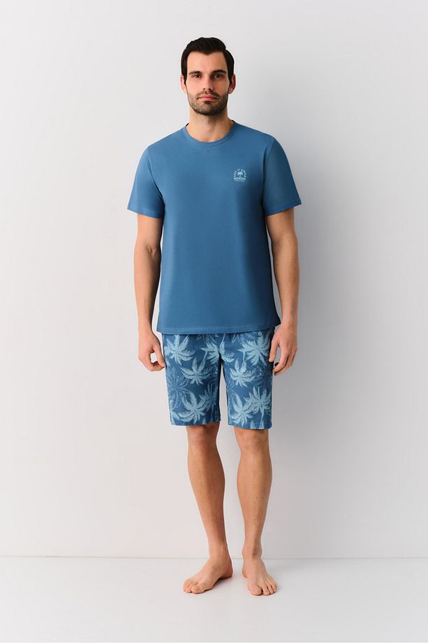 Pasific Erkek Şort Pijama Takımı - 1