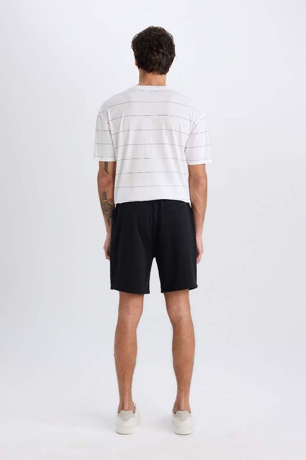 Erkek Penye Şort B8672ax/bk81 Black - 6