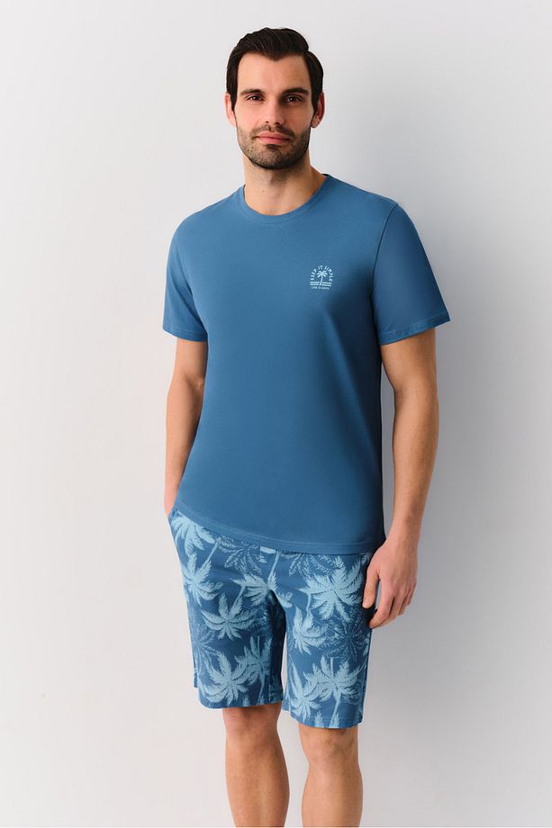 Pasific Erkek Şort Pijama Takımı - 2